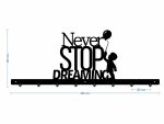 Decorative Wall Hanger Never Stop Dreaming 80 cm - Image 3