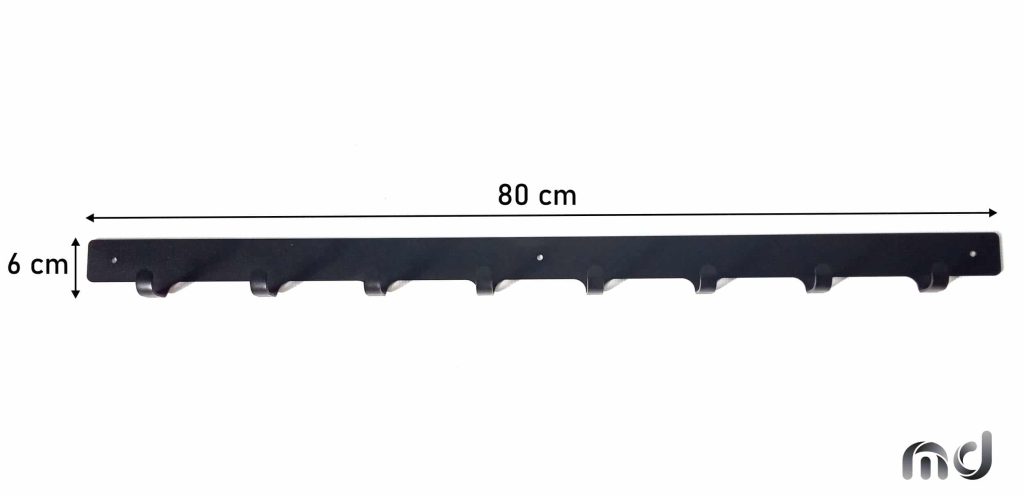 Wall Coat Rack Straight 80 cm - Image 4