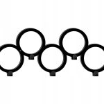 Wall Coat Rack Circles 40 cm