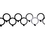 Wall Coat Rack Circles 80 cm