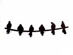 Coat Rail Birds 60 cm