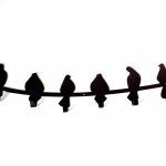 Coat Rail Birds 60 cm