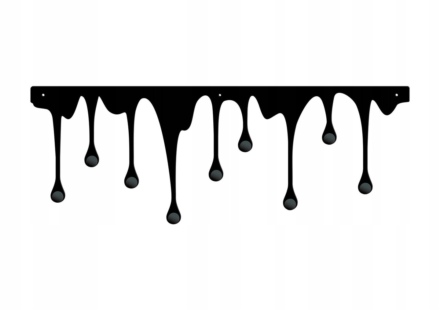 w77-80-cza Coat Rail Drops 80 cm - Image 1