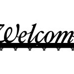 Coat Rack Welcome 60 cm