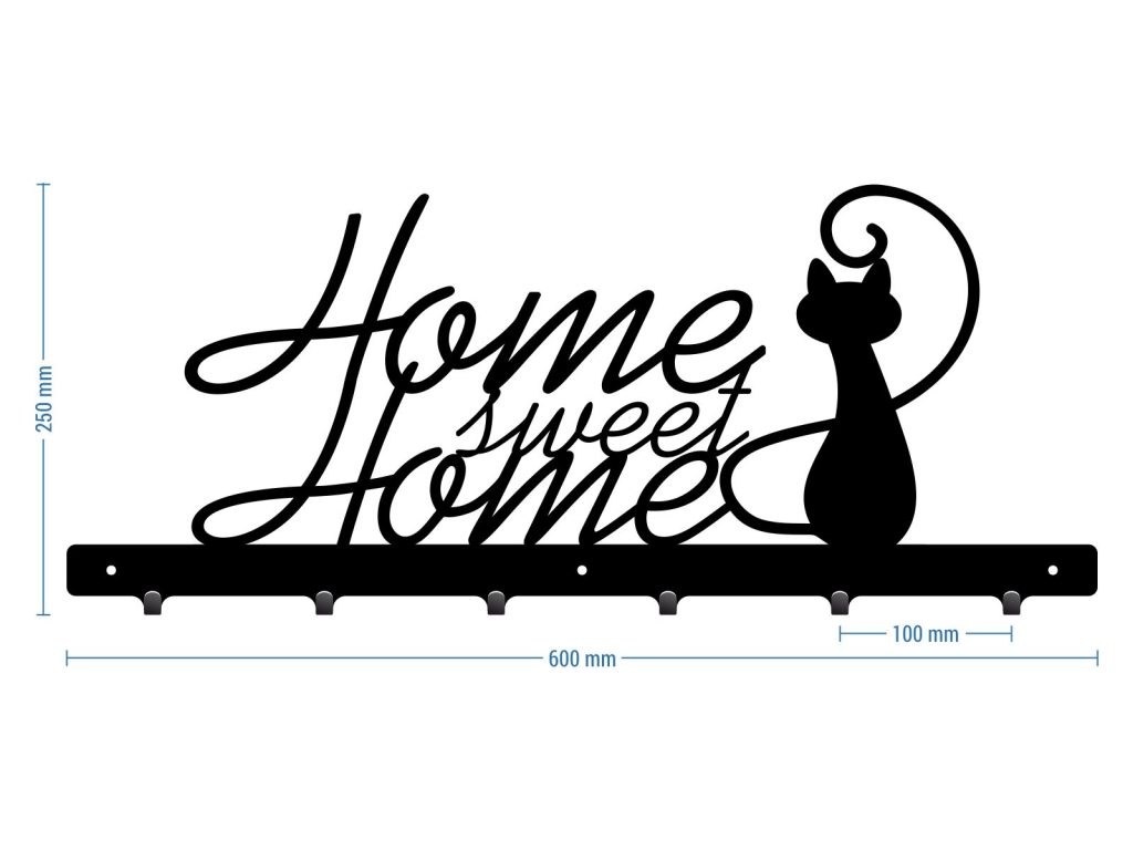 Coat Rack Home Sweet Home 60 cm - Image 4