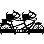 Short Coat Rack Cats 40 cm