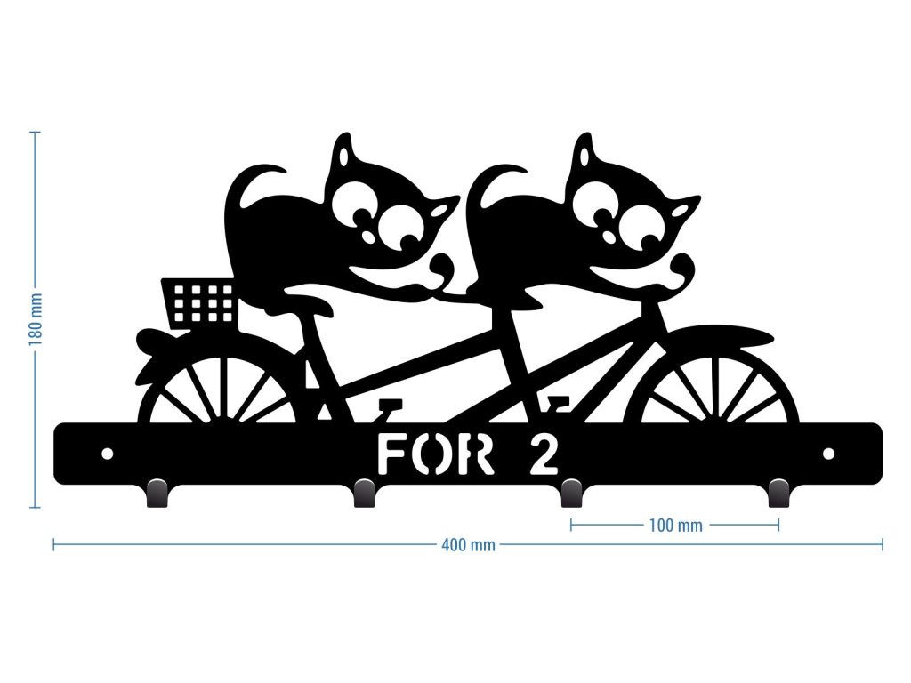 Short Coat Rack Cats 40 cm - Image 3