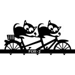 Coat Rack Cats 70 cm