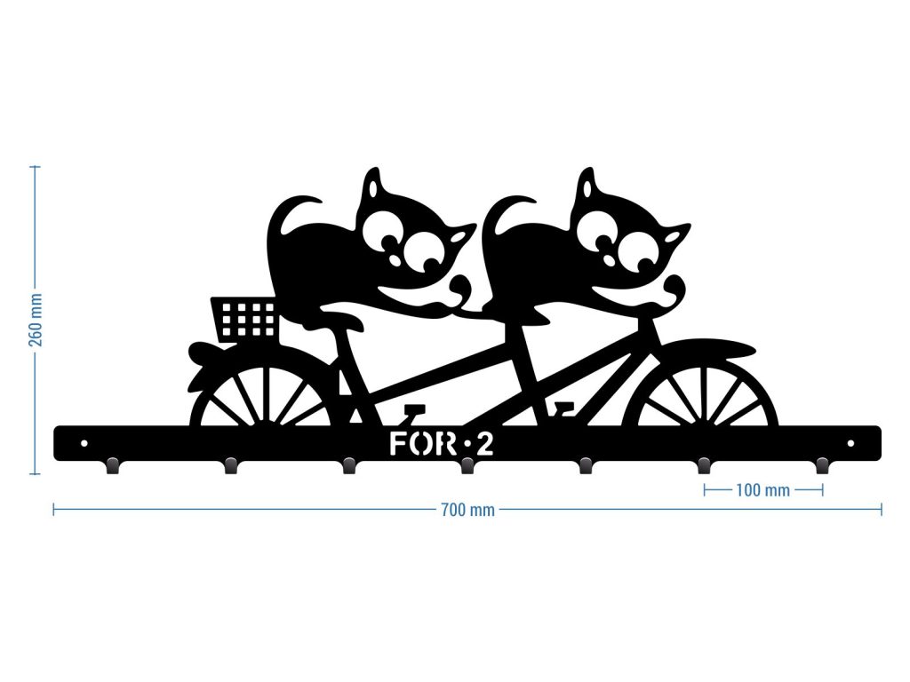 Coat Rack Cats 70 cm - Image 3