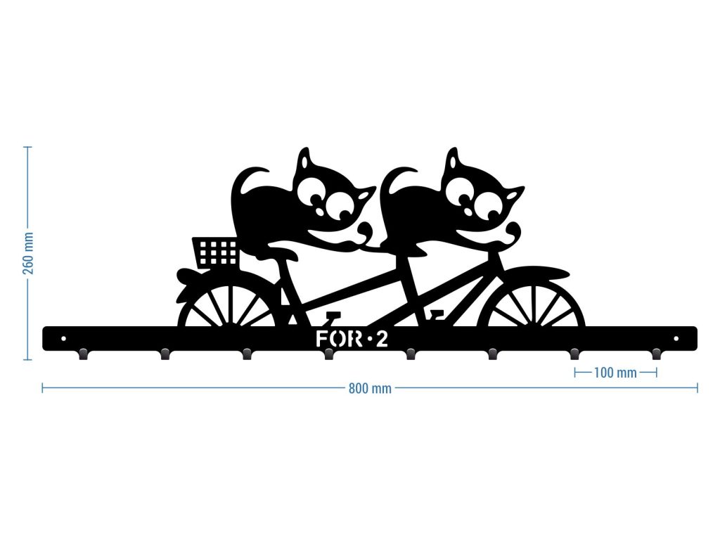 Coat Rack Cats 80 cm - Image 2