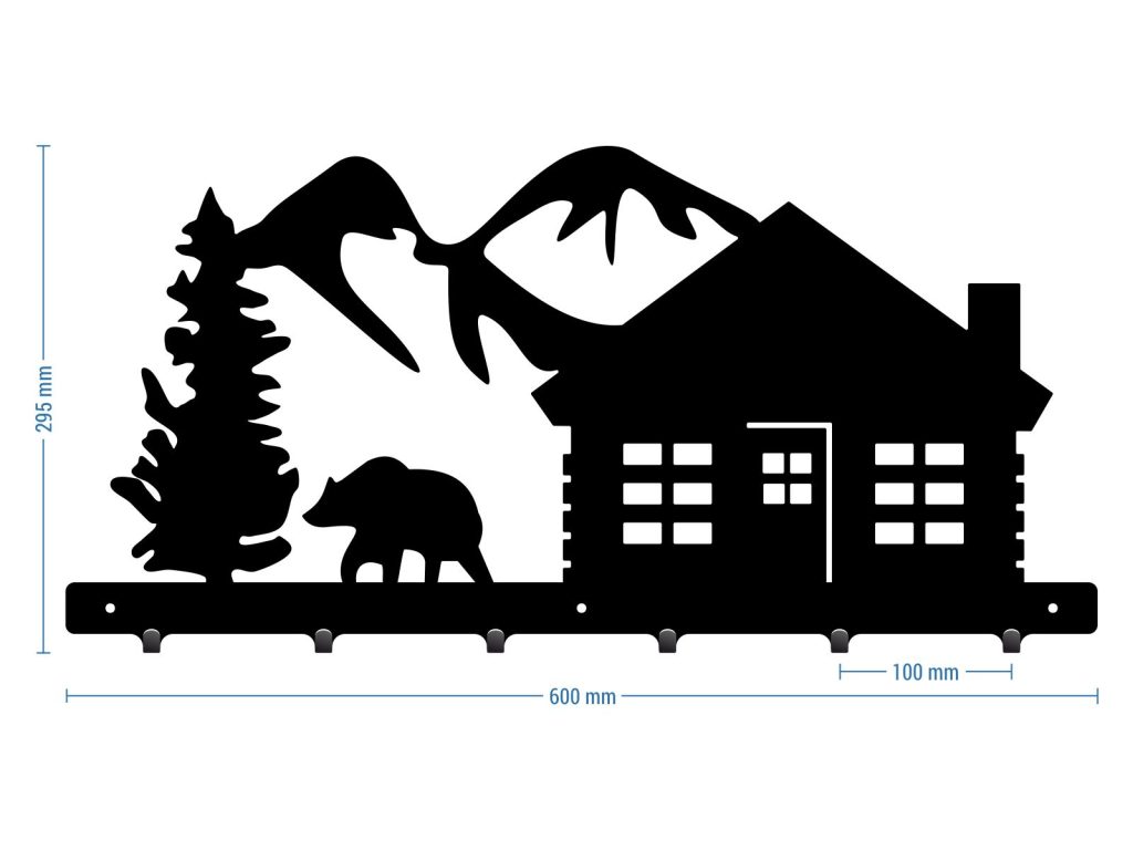 Coat Rack Mountains 60 cm - Image 3