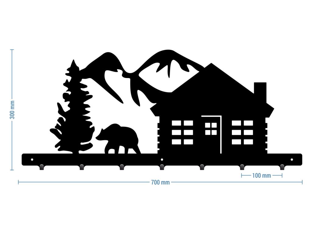 Coat Rack Mountains 70 cm - Image 2