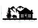 Coat Rack Mountains 70 cm - Image 2