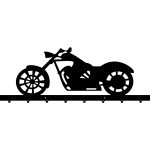 Long Coat Rack Motorbike 100 cm
