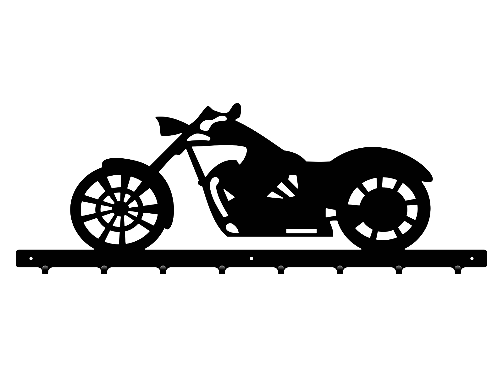wie024-80-cza Coat Rack Motorbike 80 cm - Image 1