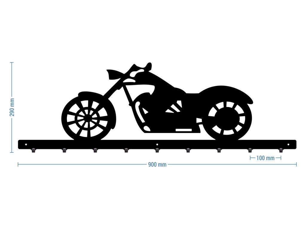 Coat Rack Motorbike 90 cm - Image 3