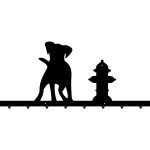 Long Coat Rack Dog 100 cm
