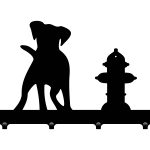 Short Coat Rack Dog 40 cm