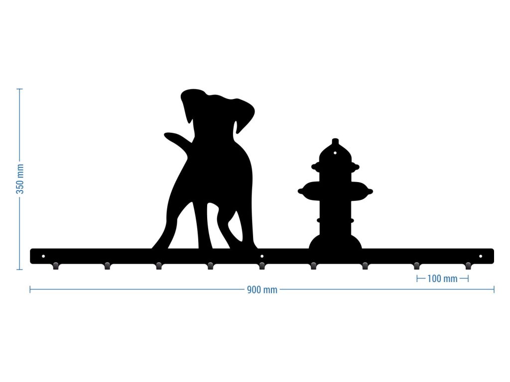 Coat Rack Dog 90 cm - Image 2