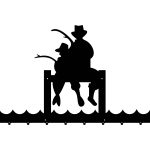 Long Wall Coat Rack Angler 100 cm