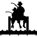 Wall Coat Rack Angler 50 cm