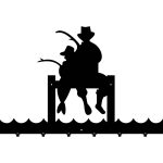 Wall Coat Rack Angler 80 cm