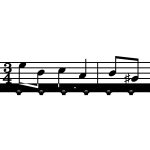 Wall Coat Rack Penteline 80 cm