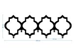 Wall Coat Rack Morocco 60 cm - Image 2