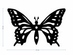 Wall Coat Rack Butterfly 8 cm - Image 6