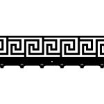 Coat Rail Greek 60 cm