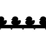 Coat Rail Ducks 50 cm