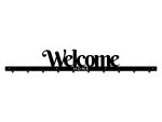 Long Decorative Wall Hanger Welcome Home 100 cm