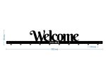 Long Decorative Wall Hanger Welcome Home 100 cm - Image 3