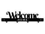 Short Decorative Wall Hanger Welcome Home 40 cm
