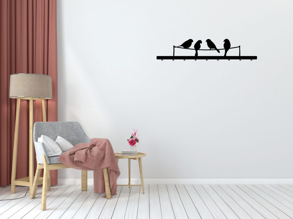 Decorative Wall Hanger Birds 90 cm - Image 3