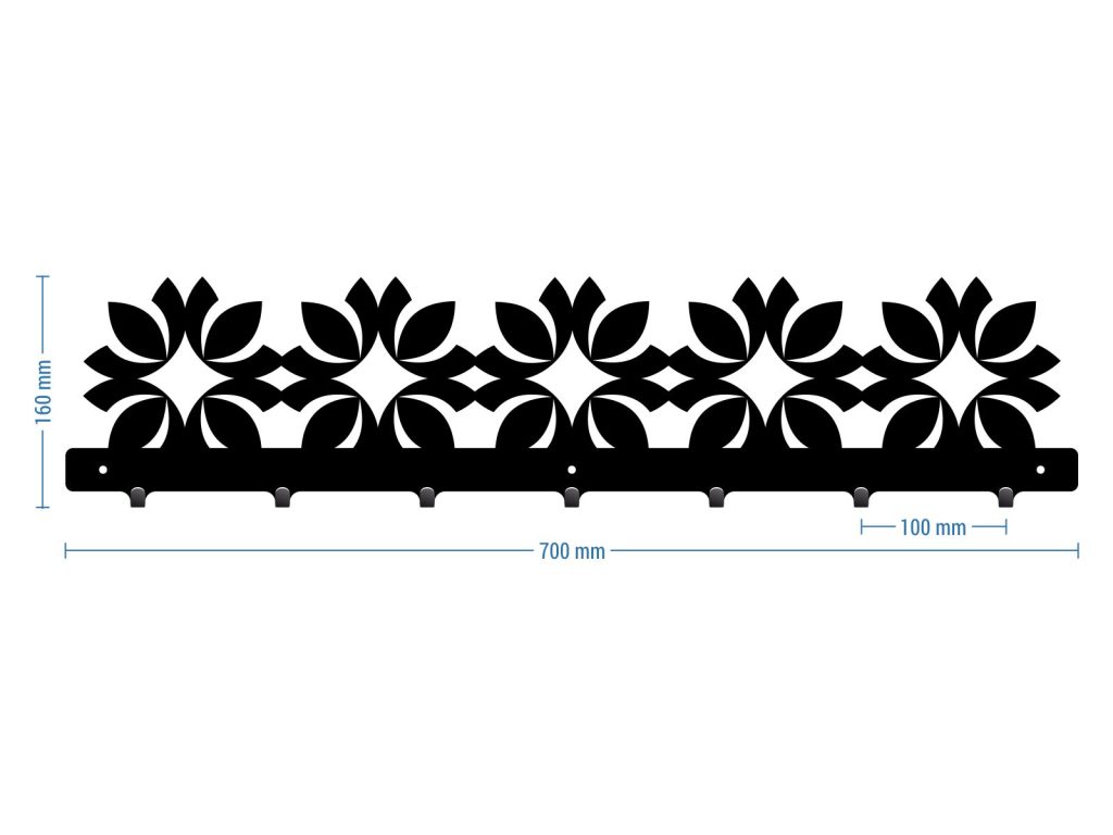 Wall Mounted Coat Hanger Moroccan II 70 cm - Image 2