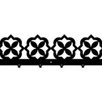 Wall Mounted Coat Hanger Moroccan III 60 cm