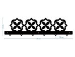 Wall Mounted Coat Hanger Moroccan III 60 cm - Image 2