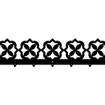 Wall Mounted Coat Hanger Moroccan III 70 cm