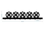Wall Mounted Coat Hanger Moroccan III 80 cm - Image 2