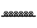 Wall Mounted Coat Hanger Moroccan III 90 cm