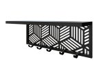 Wall Mounted Coat Hanger With Shelf Kubi