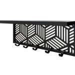 Wall Mounted Coat Hanger With Shelf Kubi
