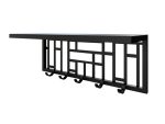 Wall Mounted Coat Hanger With Shelf Geom
