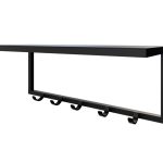 Wall Mounted Coat Hanger With Shelf Uzen