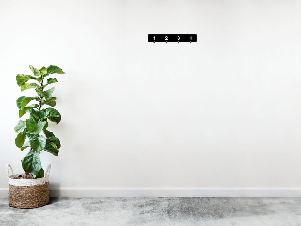 Cloakroom Short Coat Hooks With Numbers 40 cm - Image 3