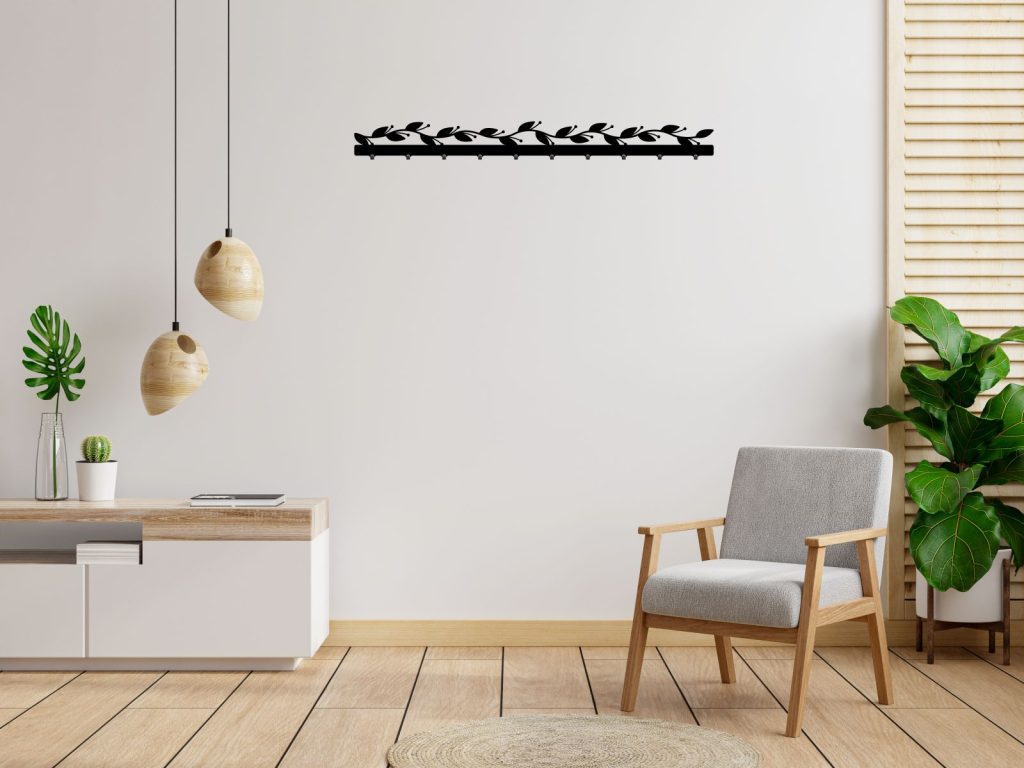 Long Wall Mounted Coat Hanger Twig 100 cm - Image 2