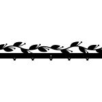 Wall Mounted Coat Hanger Twig 70 cm