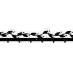 Wall Mounted Coat Hanger Twig 80 cm