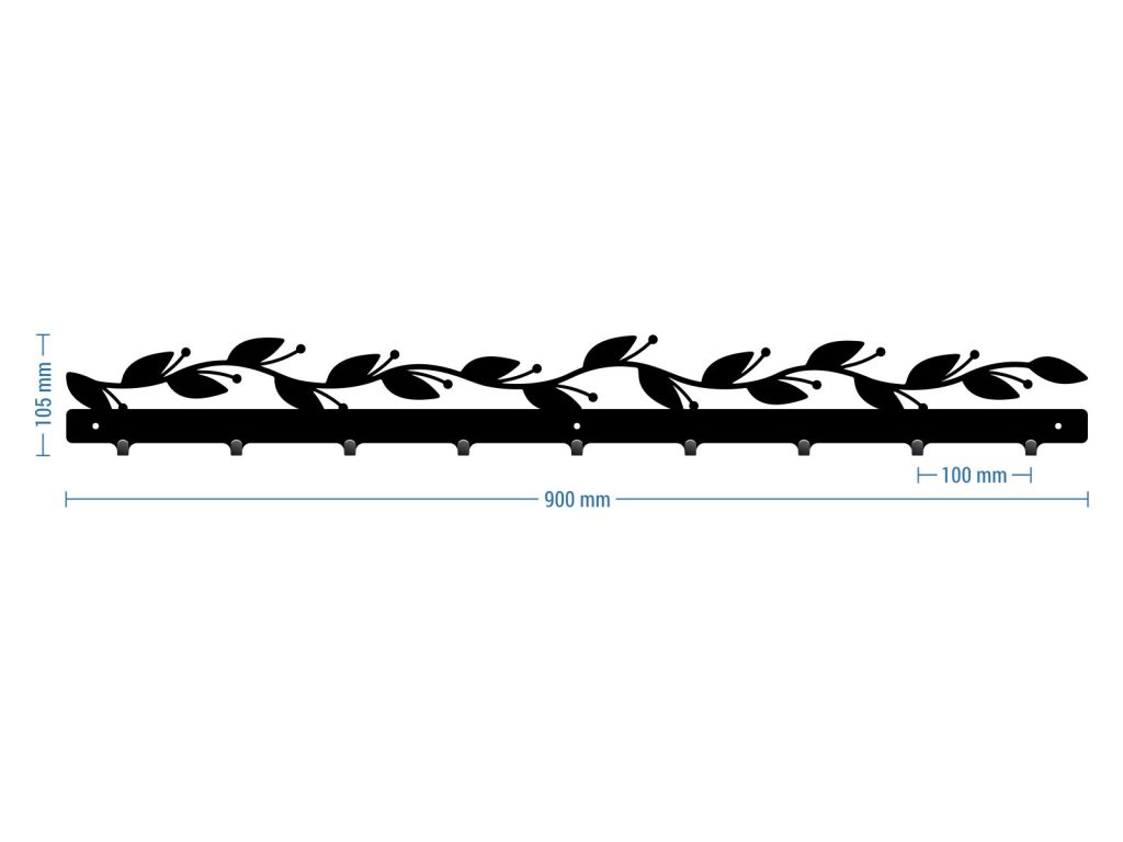 Wall Mounted Coat Hanger Twig 90 cm - Image 3